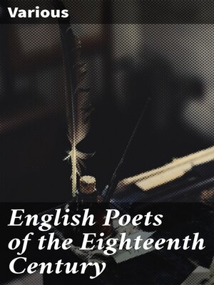 cover image of English Poets of the Eighteenth Century